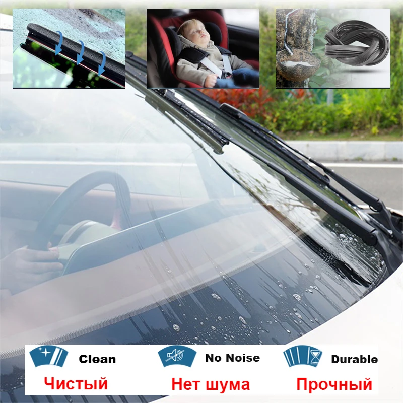 Фото Для MG ZS EV MGZS MGZSEV 2017 ~ 2022 автомобильные щетки стеклоочистителя переднего стекла щетки для очистки авто 2018 2019 2020 2021 №5
