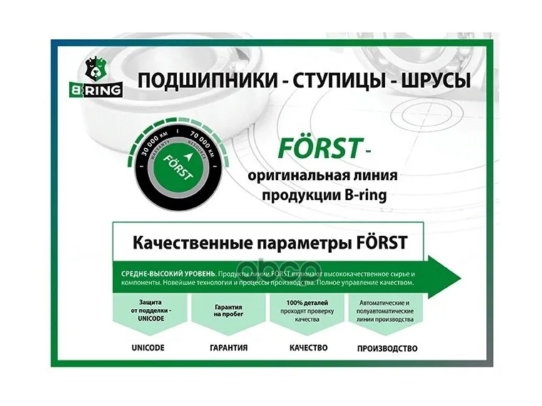 Шрус Chevrolet Captiva (06-)  Opel Antara (06-) (Наруж.) [30/34]  Основная Forst B-RING арт. boc3408