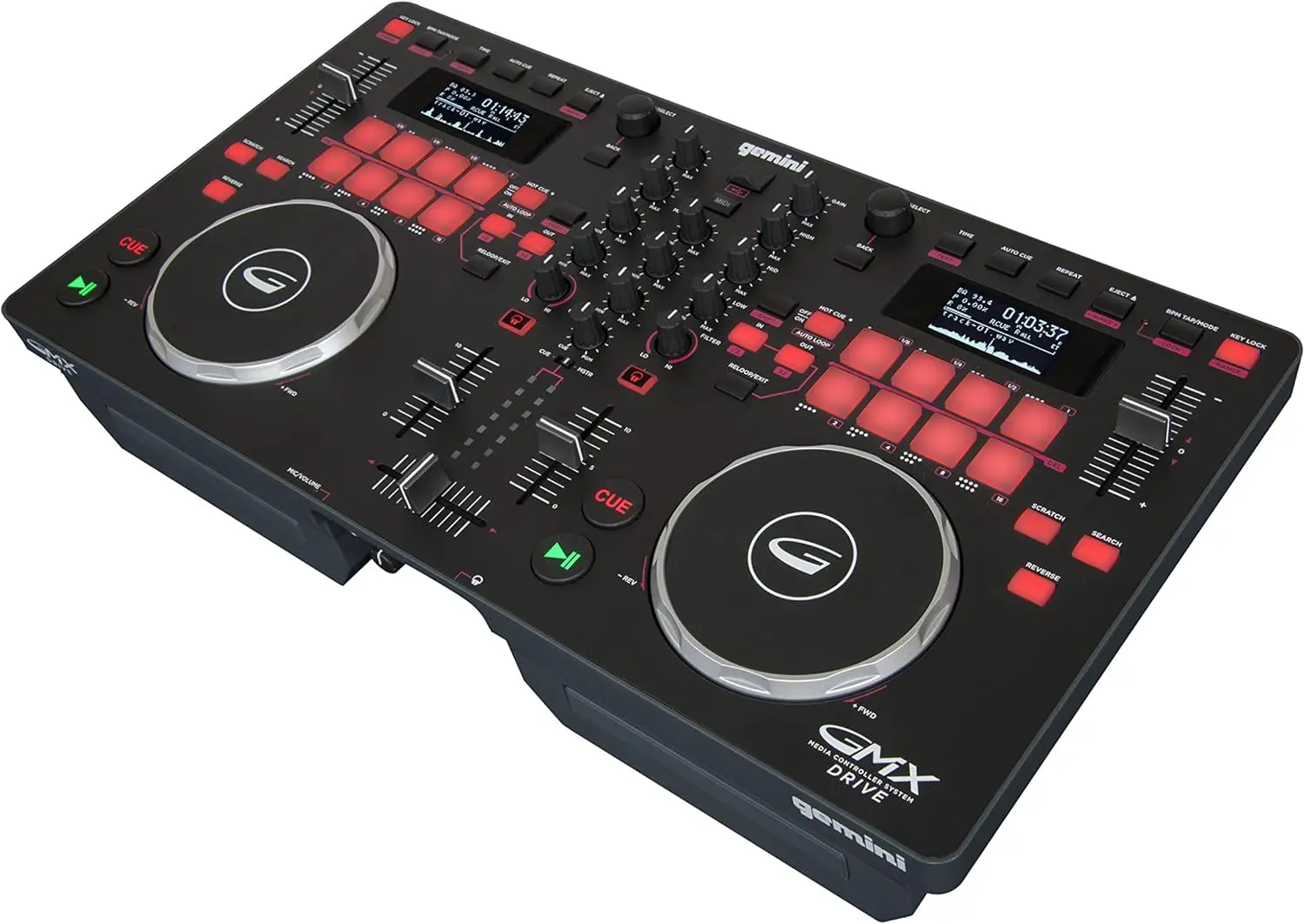 НОВИНКА НА СКЛАДЕ РАСПРОДАЖИ НА Numark Mixstream Pro Go DJ-контроллер с батарейным питанием — с Amazon Music НОВИНКА