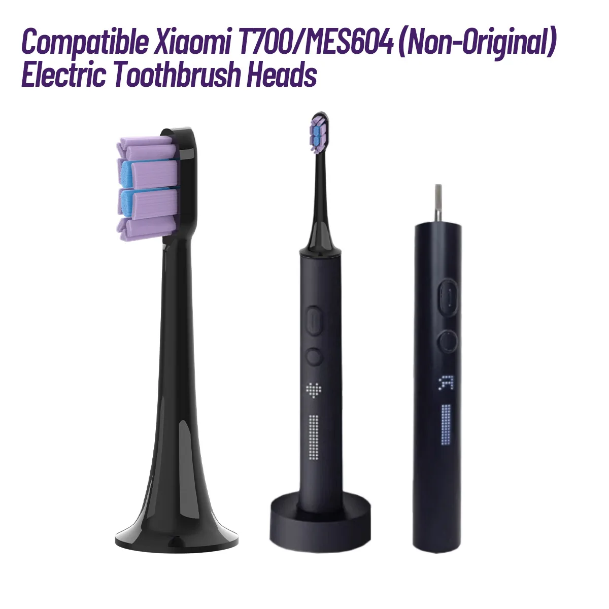 510 шт. сменные насадки для электрической зубной щетки Sonic XIAOMI MIJIA T700 Mes604, щетина Dupont с крышками, герметичная упаковка (art.: 3920cac8dfb2a) - 3920cac8dfb2a