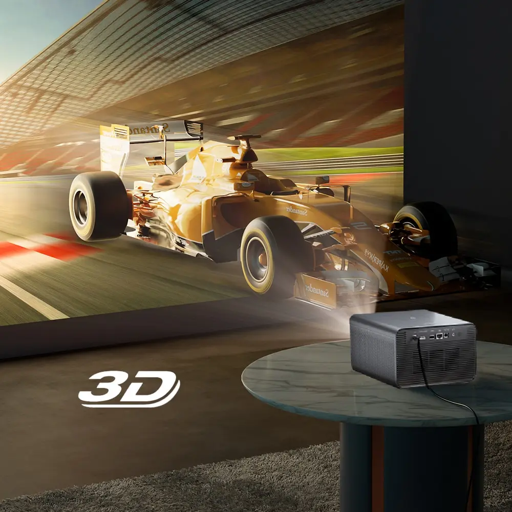 Фото Jenovox M3000 Pro DLP Projector Produce by Changhong 1080P Projector Support 4K Video Home Theater 3D Android Smart TV With MEMC №3