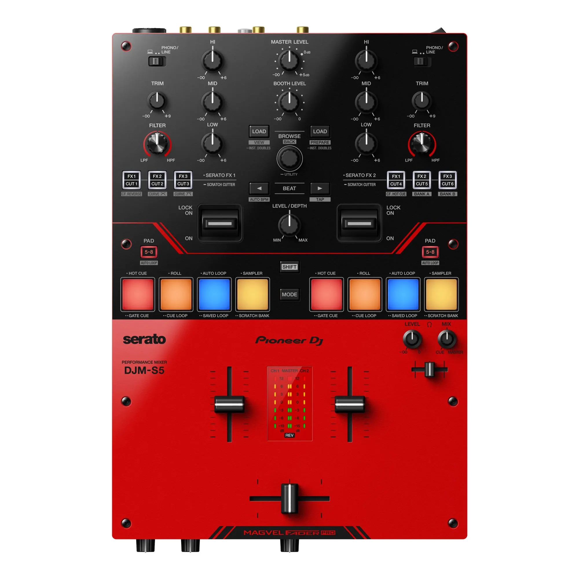 100% Официальный Pioneer DJ DJM-S5 2-канальный Миксер для Serato DJ (art.: 3920c2cc4f8ed) - 3920c2cc4f8ed
