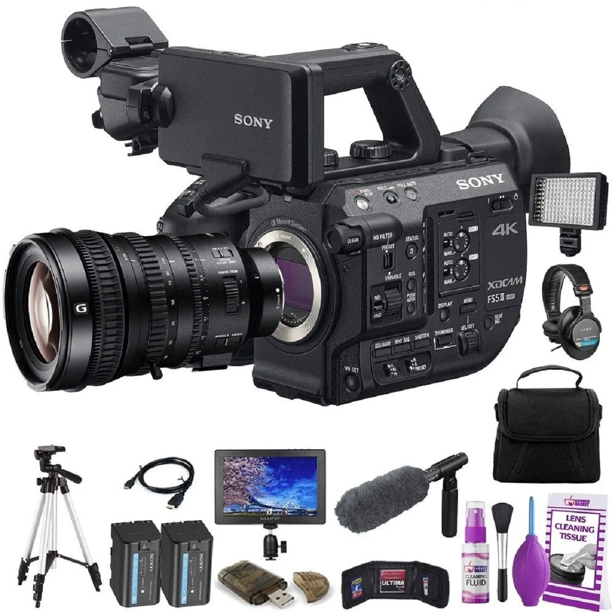 Горячая Распродажа со скидкой на фотографиях PXW-FS5M2 4K XDCAM Super 35 мм компактная видеокамера
