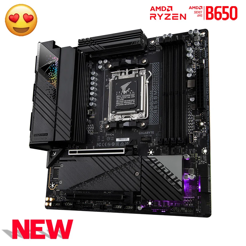 Фото Новый процессор AMD RYZEN CPU Combo RYZEN 9 7950X 3D с GIGABYTE B650M AORUS ELITE AX Micro ATX материнская плата Kingston RAM 6000 МГц 32 Гб RGB №5