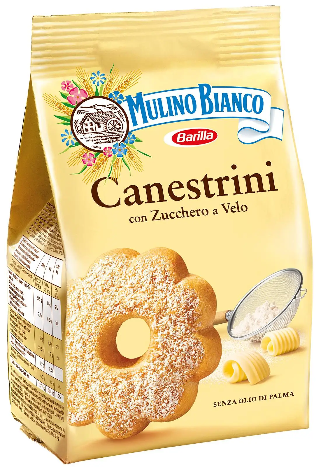 Упаковка 10 штук Печенье Mulino Bianco Canestrini 200г Италия