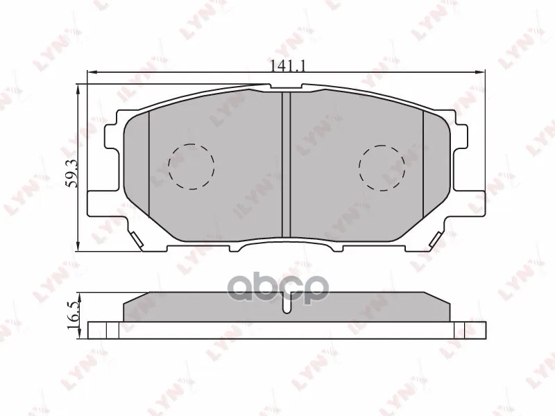Колодки Тормозные Передние Подходит Для Lexus Rx300330350 03, Toyota Harrier 03 Bd-7525 LYNXauto арт. BD-7525 (art.: 3920bc1debb5d) - 3920bc1debb5d