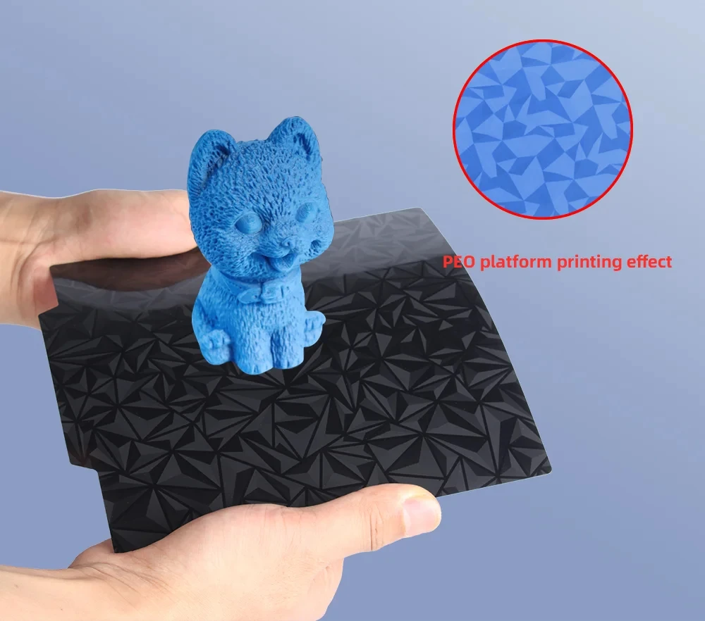Фото Магнитная пластина PEI для CR10 CR10S, стальной лист для 3D-принтера 310x310 мм PET PEO PEY Spring для Artillery Sidewinder x1 x2 №4
