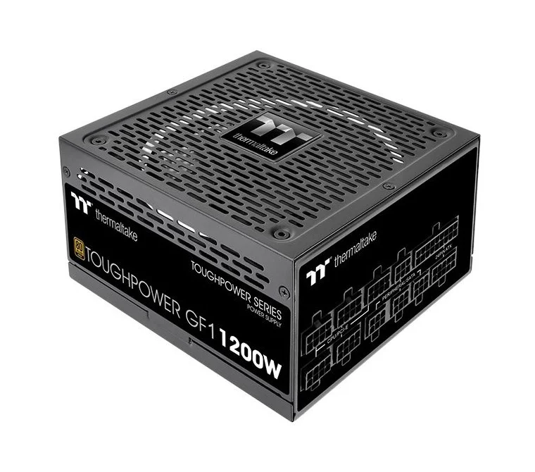 Блок питания Thermaltake ATX 1200W Toughpower GF1 ARGB 80+ gold 24+2x(4+4) pin APFC 140mm fan color LED 12xSATA Cab Manag RTL