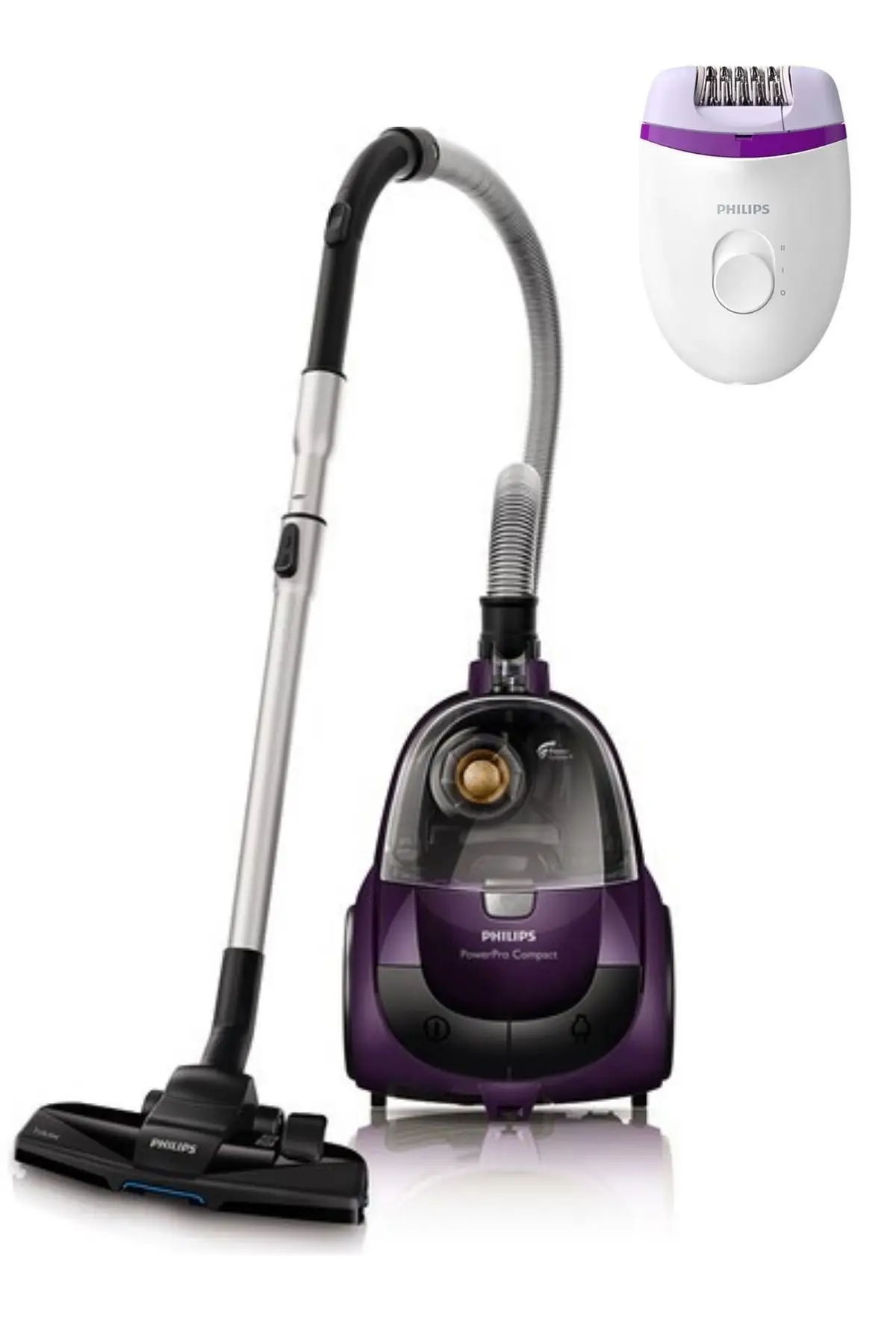 Philips -  Fc9323-07 Powerpro Компактный пылесос без пылесборника и эпилятор Bre225
