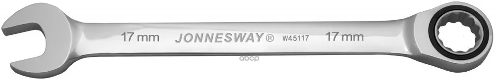 W45117_ Ключ Гаечный! Комбинированный Трещоточный, 17мм Jonnesway арт. W45117