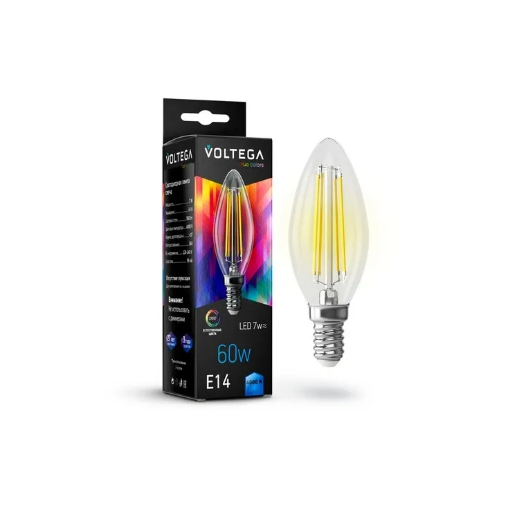 Лампочка светодиодная Cangle E14 7W High CRI 7153 Voltega (7153)