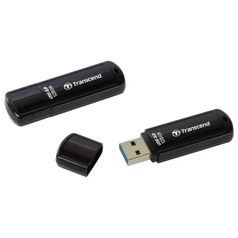 Фото Флэш-диск 128 GB TRANSCEND Jetflash 700 USB 3.0, черный, TS128GJF700 №2