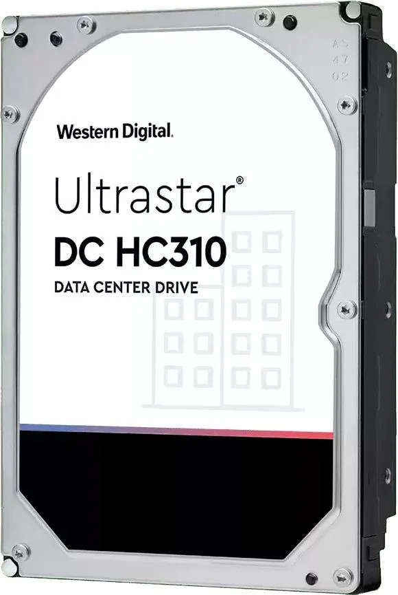 Жесткий диск WD SAS 3.0 4Tb 0B36048 HUS726T4TAL5204 Ultrastar DC HC310 (7200rpm) 256Mb 3.5