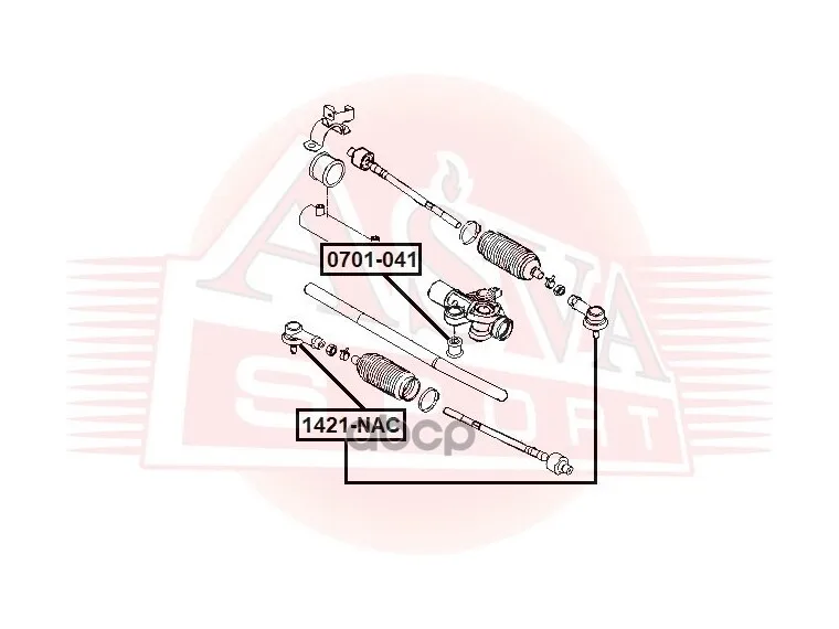 Сайлентблок Задней Поперечной Тяги Suzuki Grand Vitara/Grand Escudo Xl-7 Ja627 2001-2 ASVA арт. 0701-041