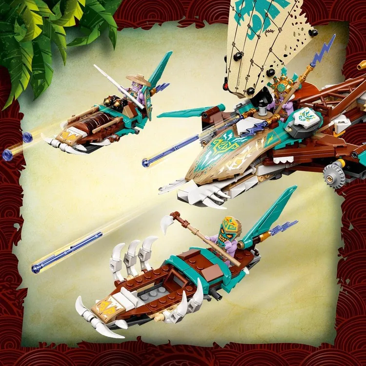 LEGO Набор для морской битвы на катамаране® NINJAGO® 71748; Игровой набор ниндзя с игрушками для катамарана (780 штук) (art.: 3920c2d0a1c51) - 3920c2d0a1c51