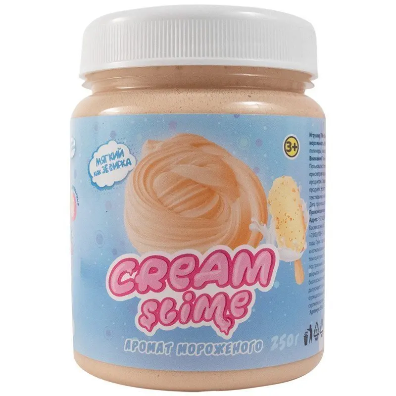 Фабрика игрушек Слайм Cream-Slime, кремовый, с ароматом мороженого, 250г SF02-I