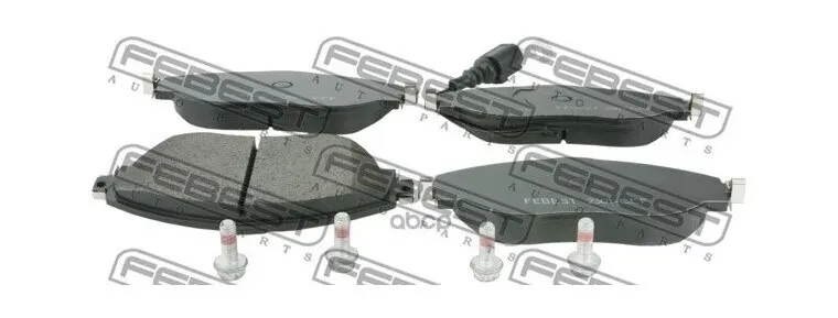 Артикул: 2301-Ccf, Колодки Тормозные Передние Комплект 2301-Ccf /Россия/ Febest арт. 2301-CCF