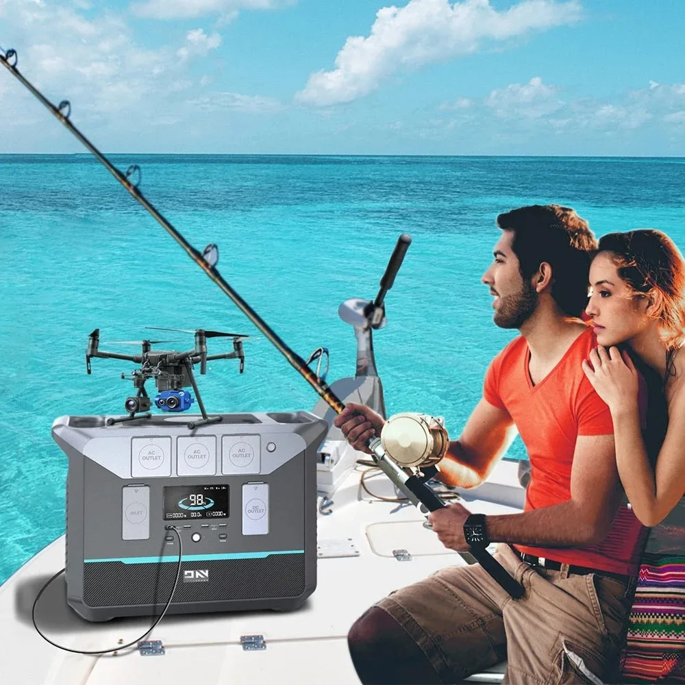 Портативная электростанция DaranEner NEO1500Pro, 1382Wh LiFePO4 Аккумуляторный солнечный генератор, 1800 Вт Выход переменного тока, 14 портов, быстрая перезарядка (art.: 3920c8d05c27a) - 3920c8d05c27a