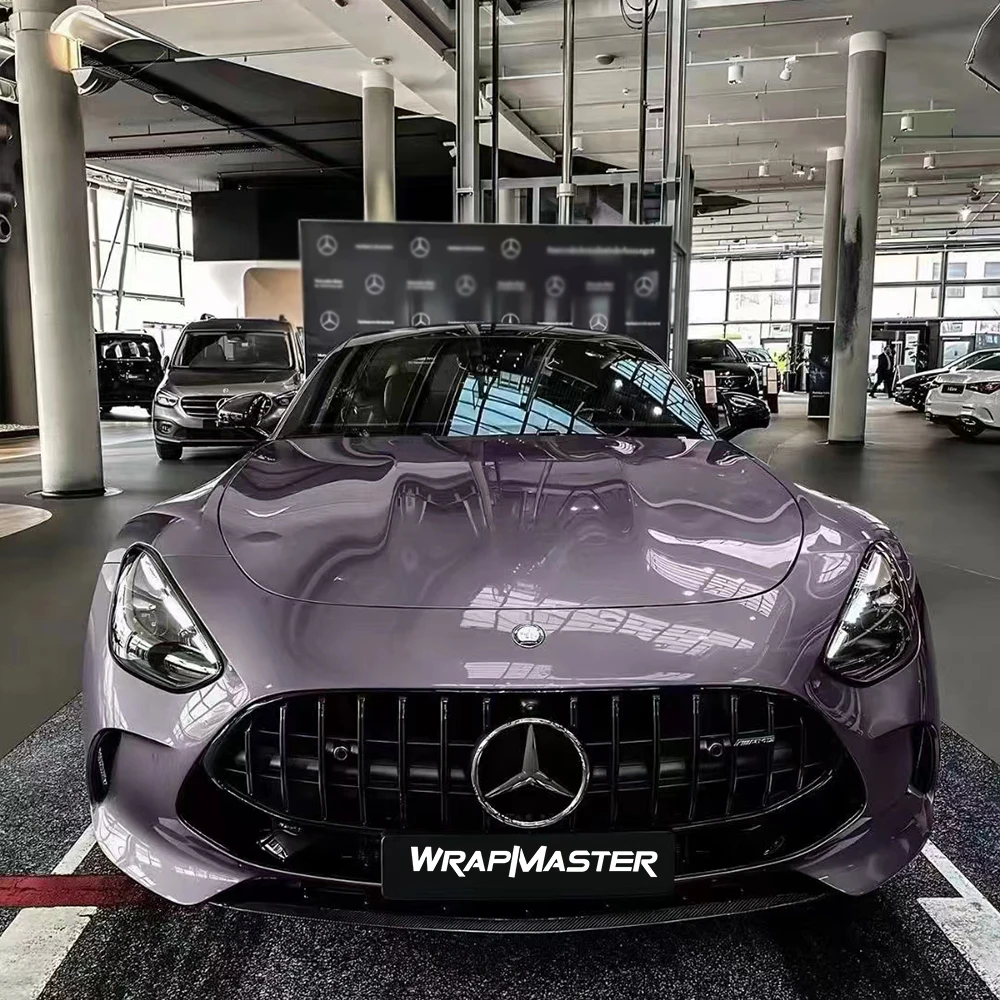 Фото Wrapmaster изменение цвета ПЭТ среднелет фиолетовая автомобильная обертка автомобильная виниловая пленка №2