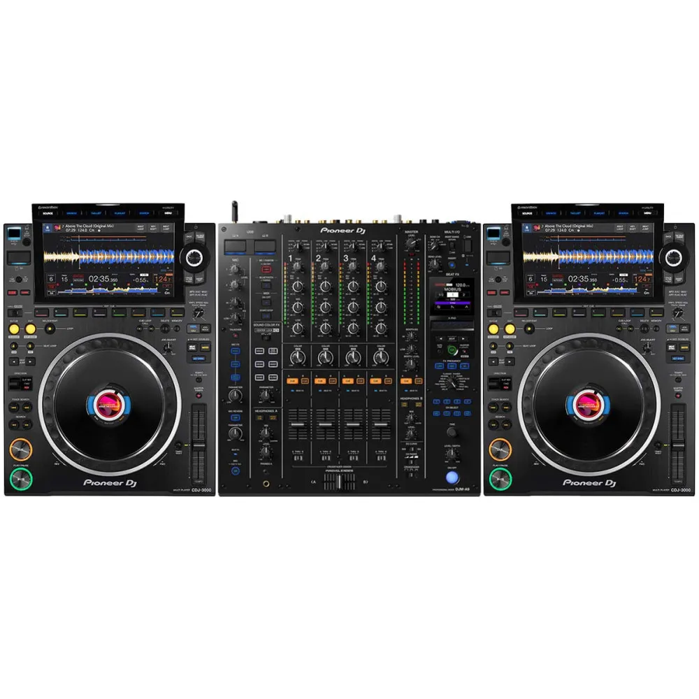 95% Большая скидка, распродажа, новый Pioneer DJ DJM-A9, 4-канальный DJ-микшер с эффектами и двойным медиаплеером CDJ3000