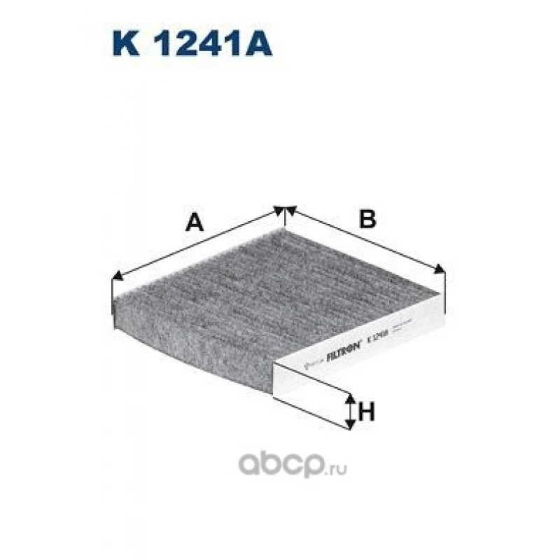 Фильтр салонный FILTRON K 1241 A, Митсубиси Лансер Салонные фильтры Расходники Mitsubishi автомобиль