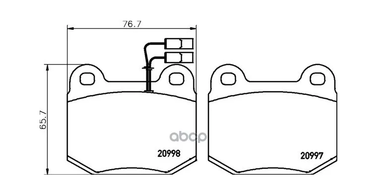 Колодки Тормозные Передние Alfa Romeo 75 2,0/2,5v6/3,0v6 5/85-9/92 ,90 1,8/2,4tdi 10/84-7/87 Textar арт. 2099701