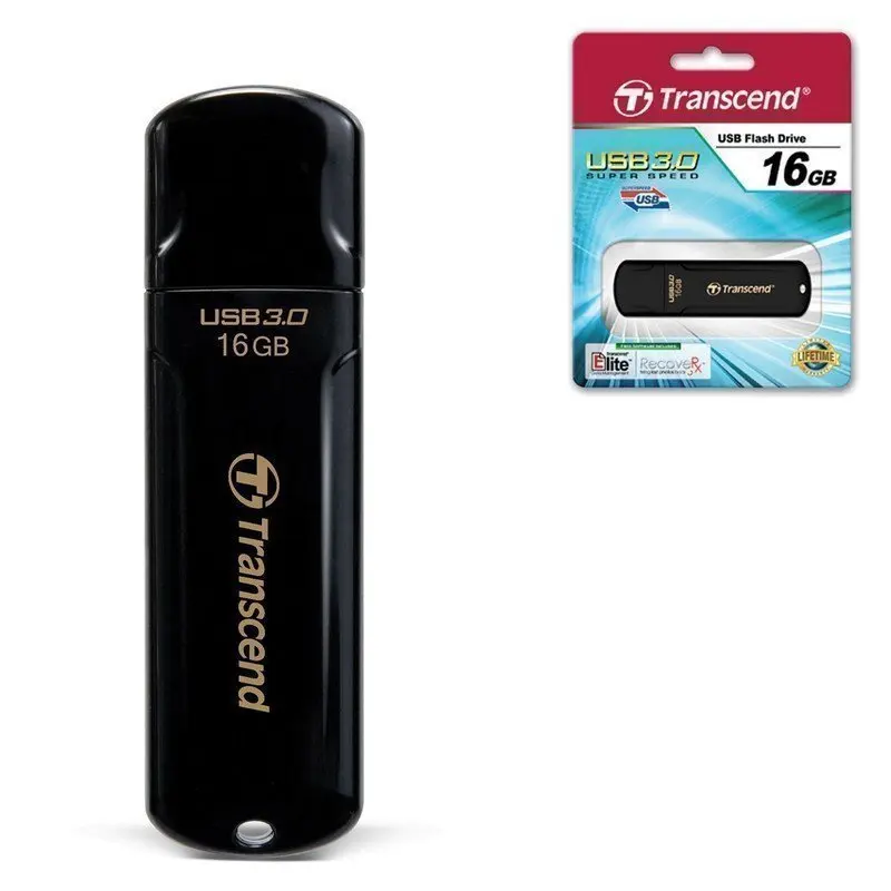 Transcend Флэш-диск 16 GB, Jet Flash 700, USB 3.0, черный 510995