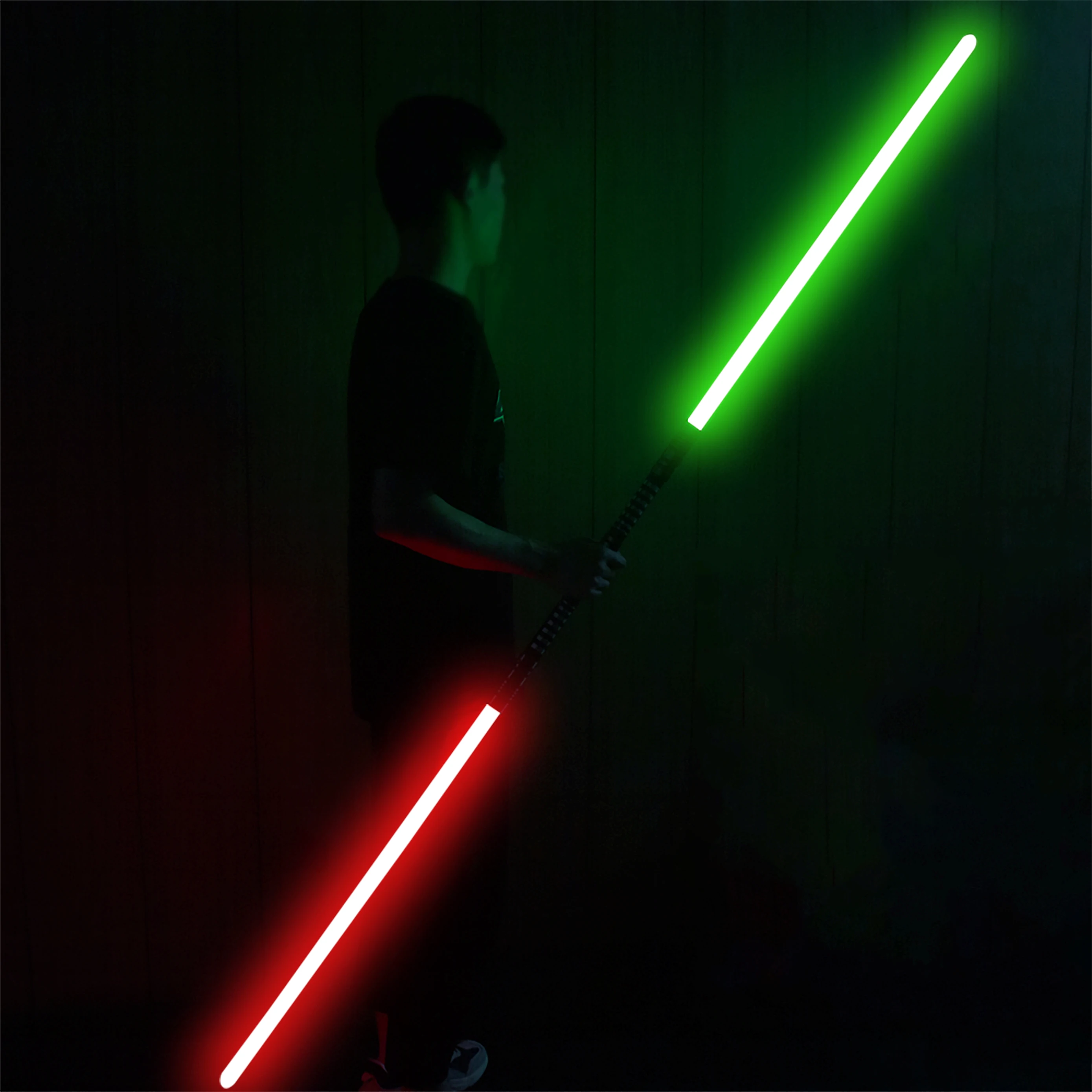 Фото PHS Lightsaber Ghost Премиум Усовершенствованный армейский нож Черная серия Монохромное издание Сверхмощный металлический световой меч Игрушка для косплея №3