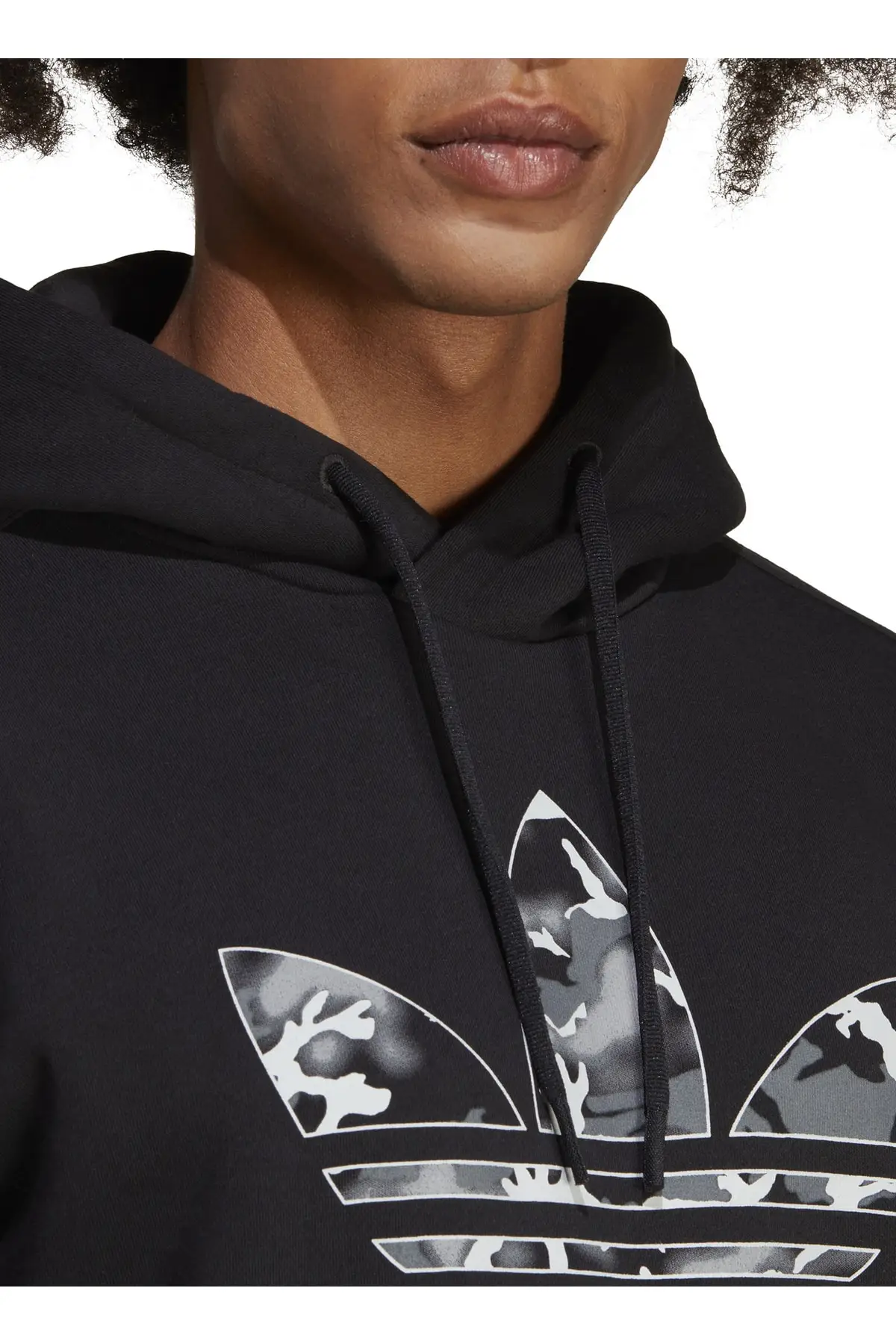 Фото adidas -  Куртка С Капюшоном Воротник Черные Мужские Толстовка Ic5734 Inf Камуфляж Толстовка С Капюшоном №3