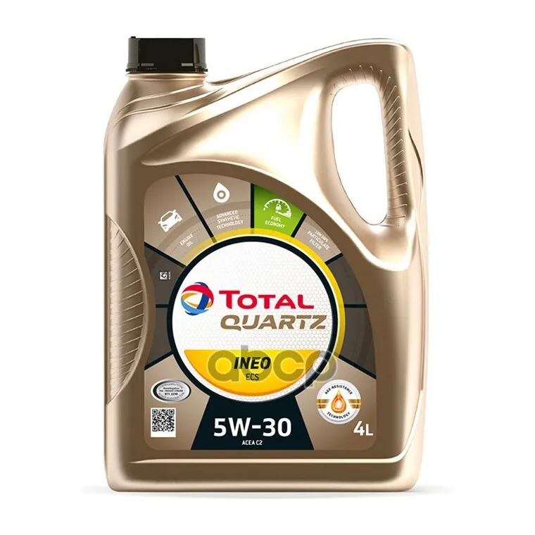TotalEnergies Total 5w30 Quartz Ineo Ecs Синт. 4л Арт. 151510 Масло Моторное
