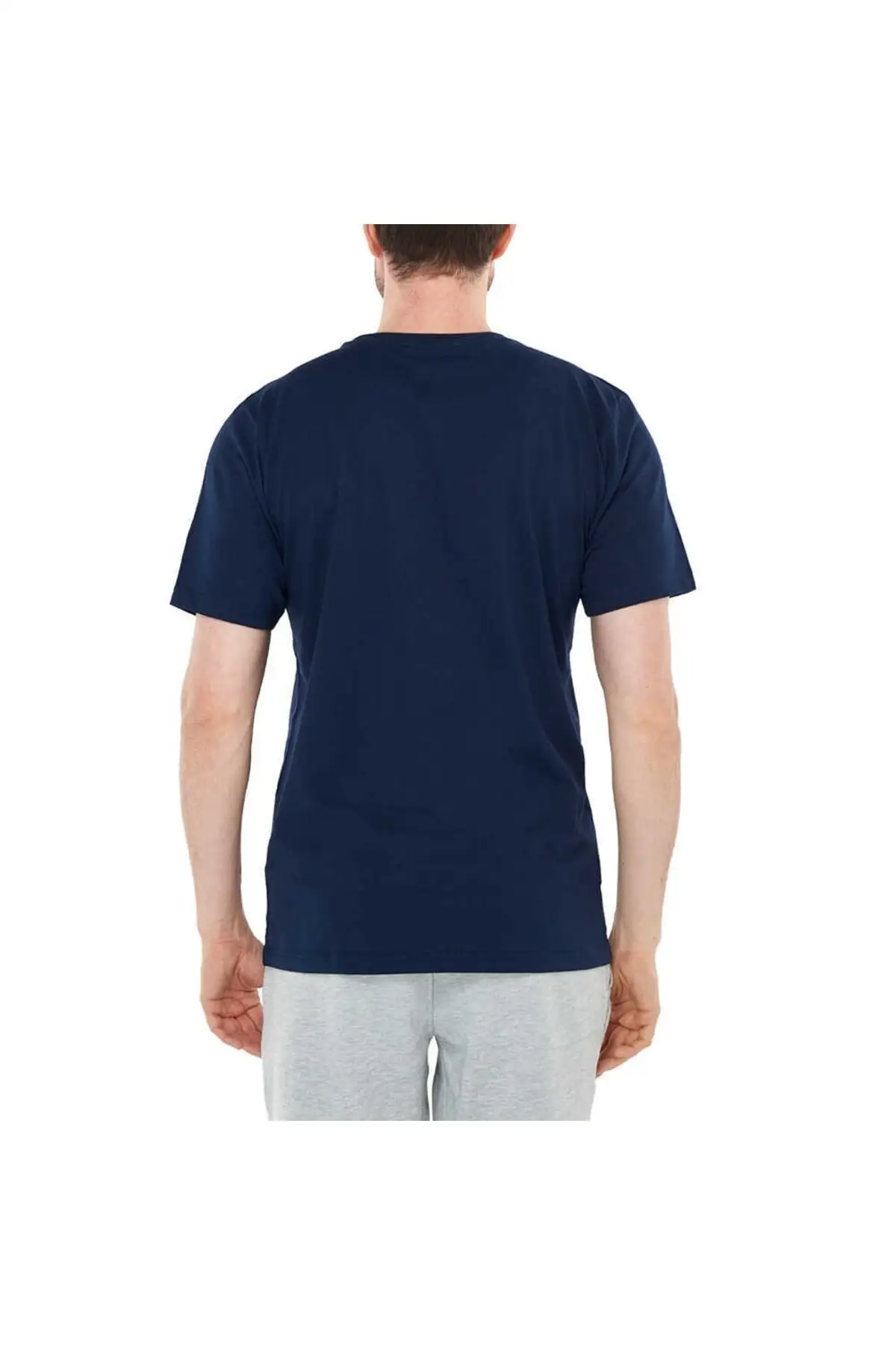 Фото Columbia -  Csc M основной большой логотип матовый Ss Футболка Мужская футболка темно-синий Cs0287-466 №3