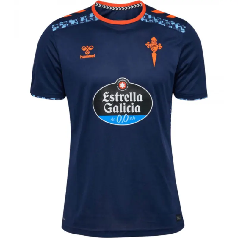 Новинка, популярная рубашка La Liga Celta Vigor, гоночная рубашка с 3D принтом, мужская и женская детская рубашка, Спортивная повседневная рубашка из искусственной кожи, 24-25
