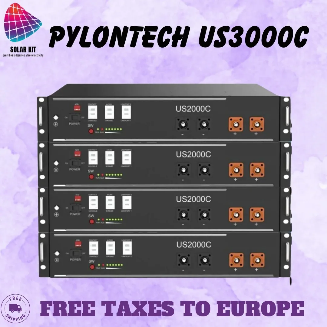 Pylontech US3000C / 4,8 кВтч-48 В/100 Ач-литиевый