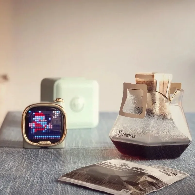 Divoom DITOO-PLUS ZOOE Elephant Pixel Bluetooth Беспроводной динамик Мультфильм РозовыйЗеленый Умный Мини-динамик Будильник Подарок (art.: 3920c8d66f813) - 3920c8d66f813
