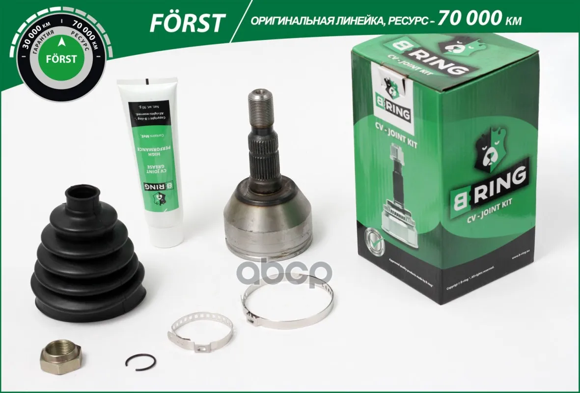 Шрус Opel Astra H (04-)  Zafira (05-) (Наруж.) [33/22]  Основная Forst B-RING арт. boc1710