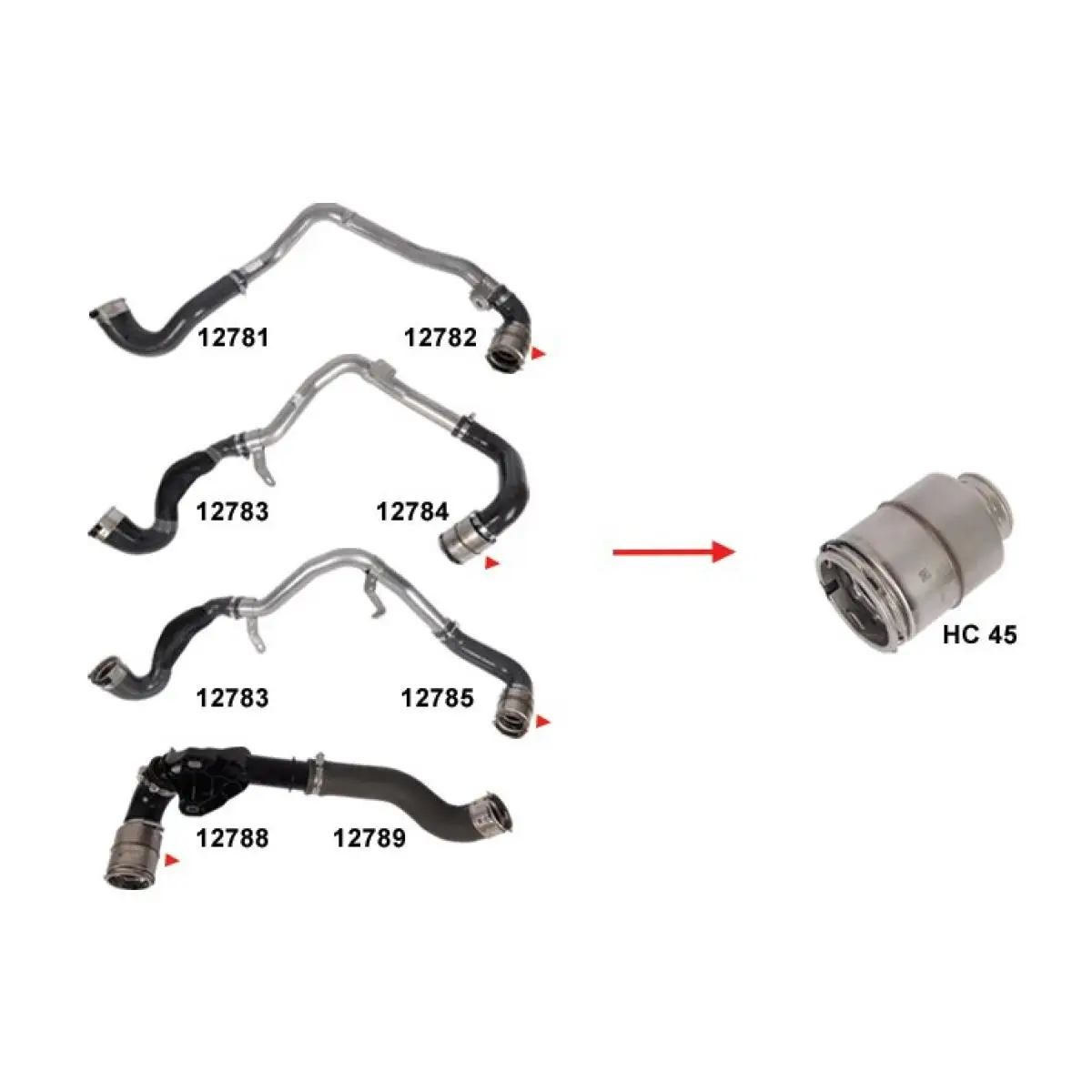 VolMarkt РЕЗОНАТОР HC 45 144607250R / 144603730R / 144603389R / 144602862R / 144604669R / GM 95529993