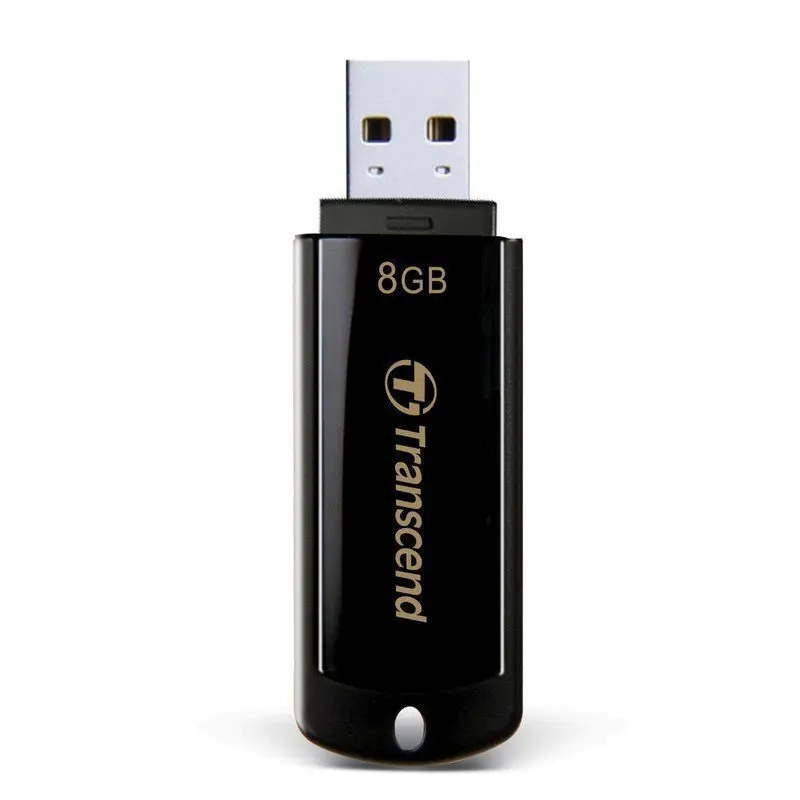Transcend Флэш-диск 8 GB, Jet Flash 350, USB 2.0, черный 510967 (art.: 3920ba1ccac8e) - 3920ba1ccac8e