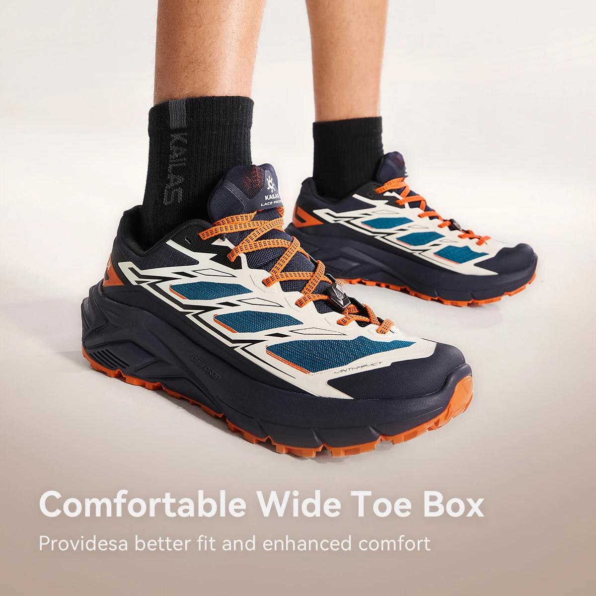 Фото KAILAS C4 Vibram Походная горная обувь для мужчин Удобные дышащие водонепроницаемые кроссовки Легкая обувь KS 2513114 №5