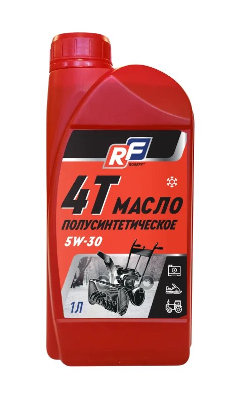 RUSEFF 1 П/Синт.Мот.Масло Д/4-Т.Двиг. 5w30 (1л) Предназначено Для Использования В Холодное Время Года На Двигателях C Воздушн...