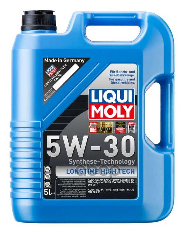 9507 Liquimoly Нс-Синт. Мот.Масло Longtime High Tech 5w-30 Cf/Sn C3 (5л) Liqui moly арт. 9507