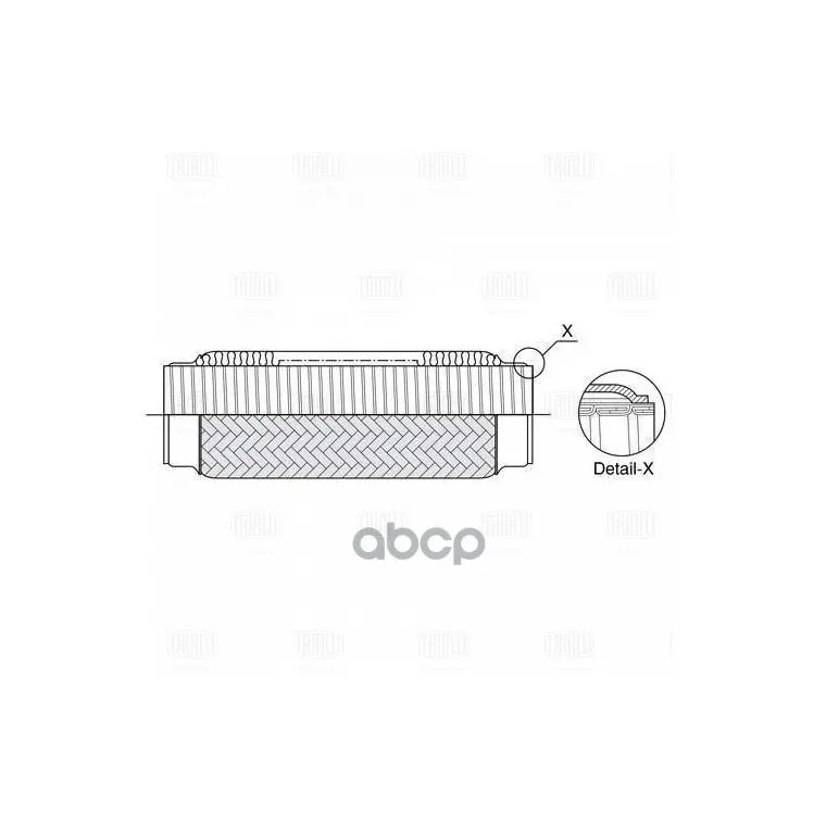 Виброкомпенсатор Вых. Трубы (Гофра) 40x330 Interlock Trialli арт. FTi 0046