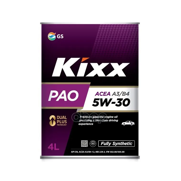 KIXX Синтетика 5w-30 4 Л.