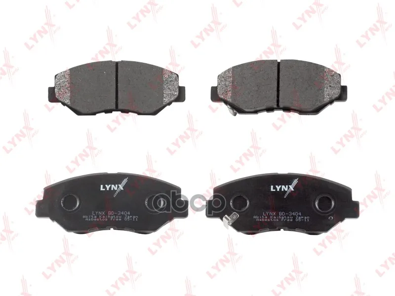 Колодки Тормозные Передние Подходит Для Honda Cr-V 06/Element 03-05 Bd-3404 LYNXauto арт. BD-3404