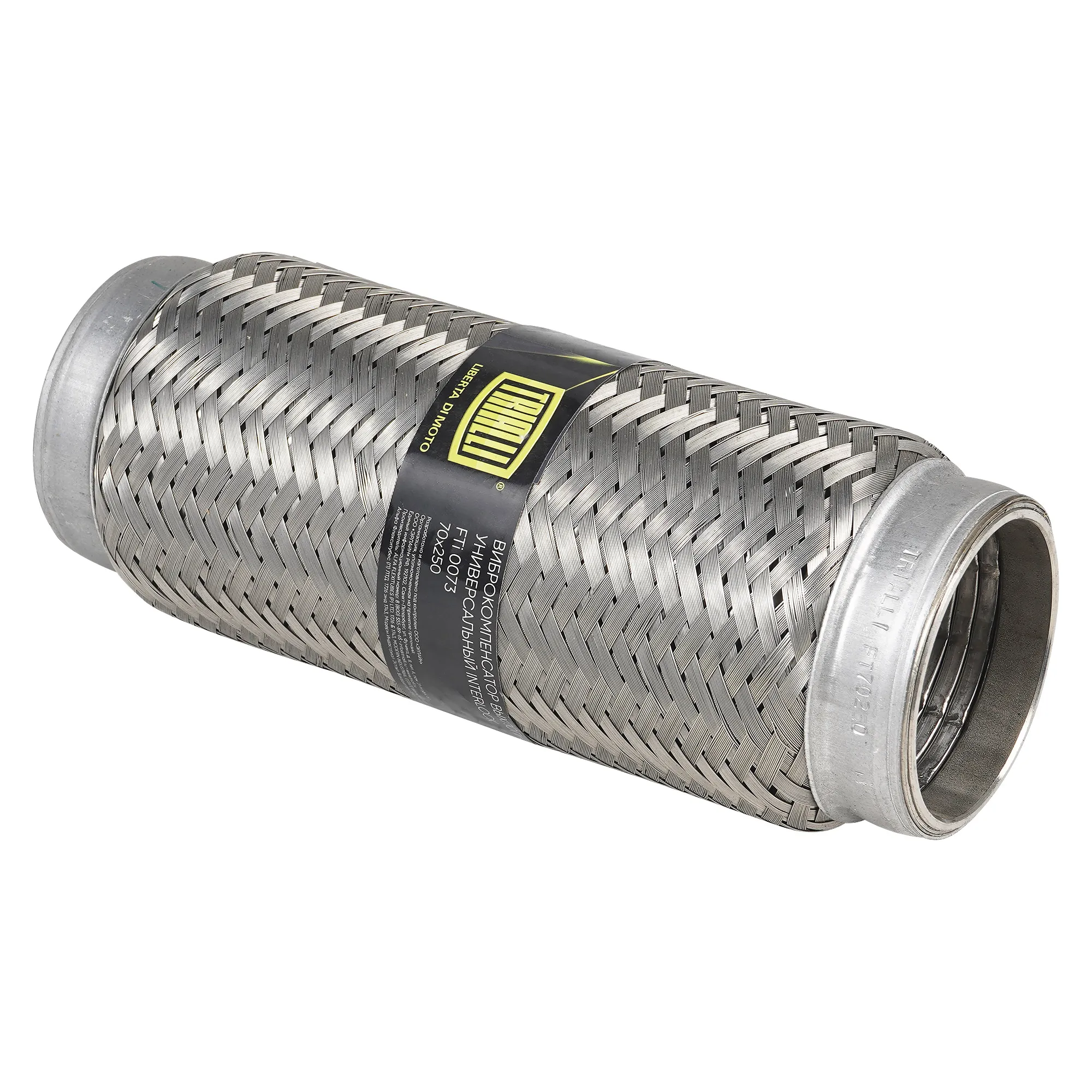Виброкомпенсатор выхлопной трубы (Гофра) 70x250 InterLock (нерж. сталь) TRIALLI FTi 0073 FTI0073