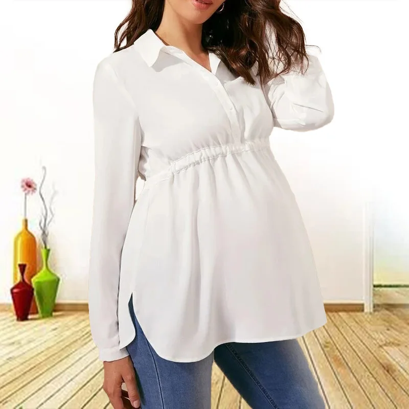 Одежда для беременных, блузка для кормления, рубашка Premama для беременных женщин, топ для кормления грудью, рубашка на шнурке для кормления грудью, одежда для беременных