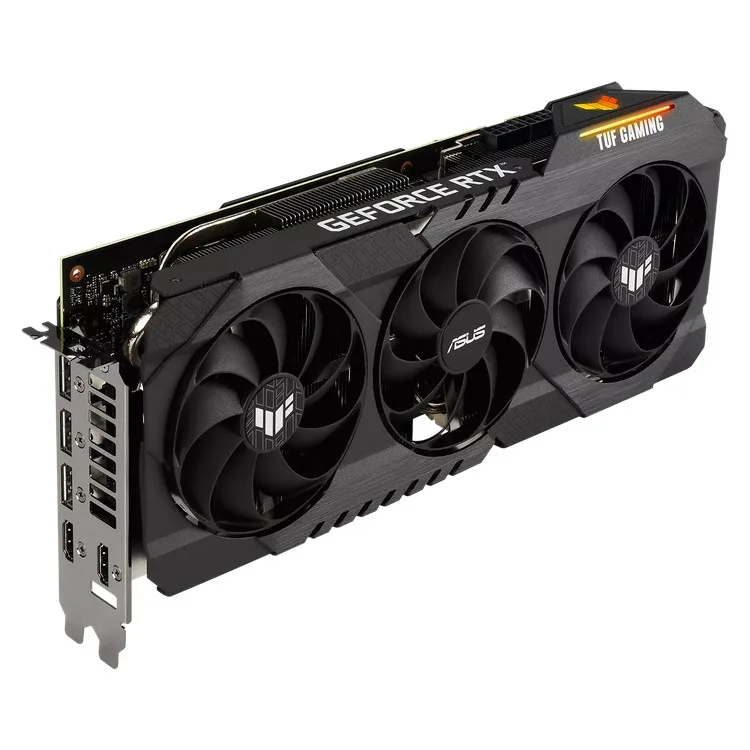 Фото Asus -  ВИДЕОКАРТА ASUS GEFORCE TUF RTX 3060 TI 8 ГБ 256 бит GDDR6X 1785 МГц OC 2xHDMI 3xDP RGB (TUF-RTX3060TI-O8GD6X-GAMING) №5