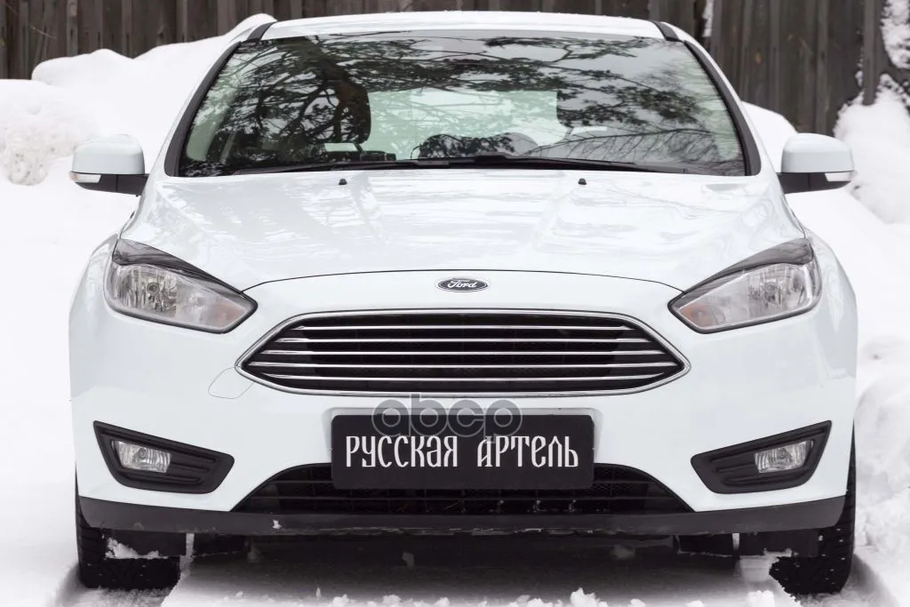 Ref083200_накладки На Передние Фары (Реснички) Ford Focus Iii 2014- (Рестайлинг) Русская артель арт. REF083200