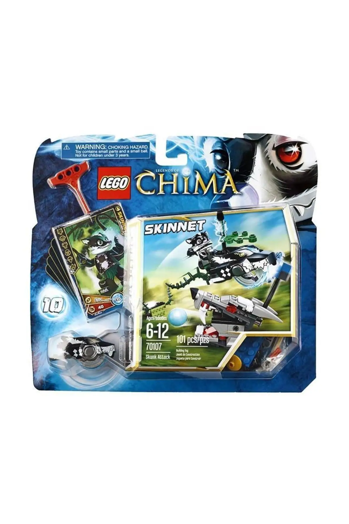 Оригинальный конструктор LEGO Legends of Chima 70107 Атака скунса