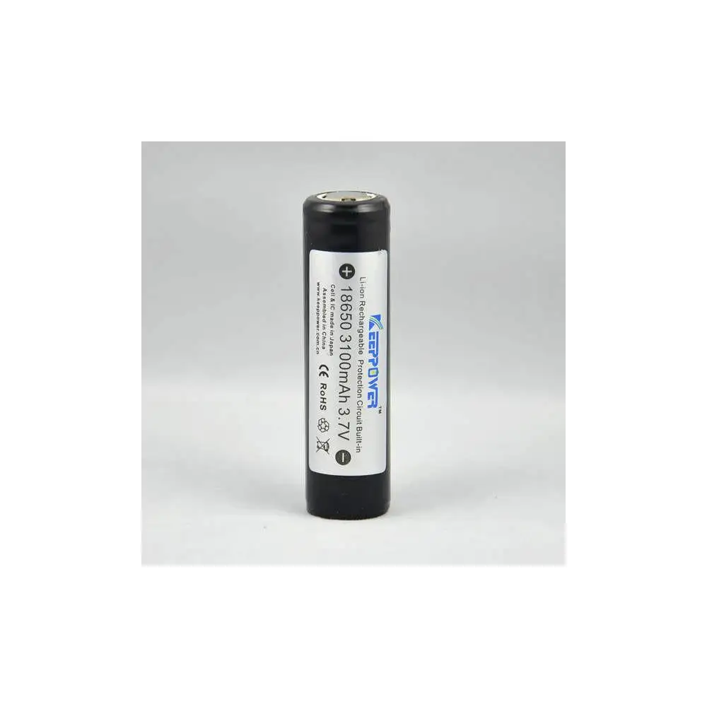 KeepPower Аккумулятор защищенный 18650 (Panasonic NCR18650A) 3100мАч 3,6В Li-Ion 738 (art.: 3920b2d260b83) - 3920b2d260b83