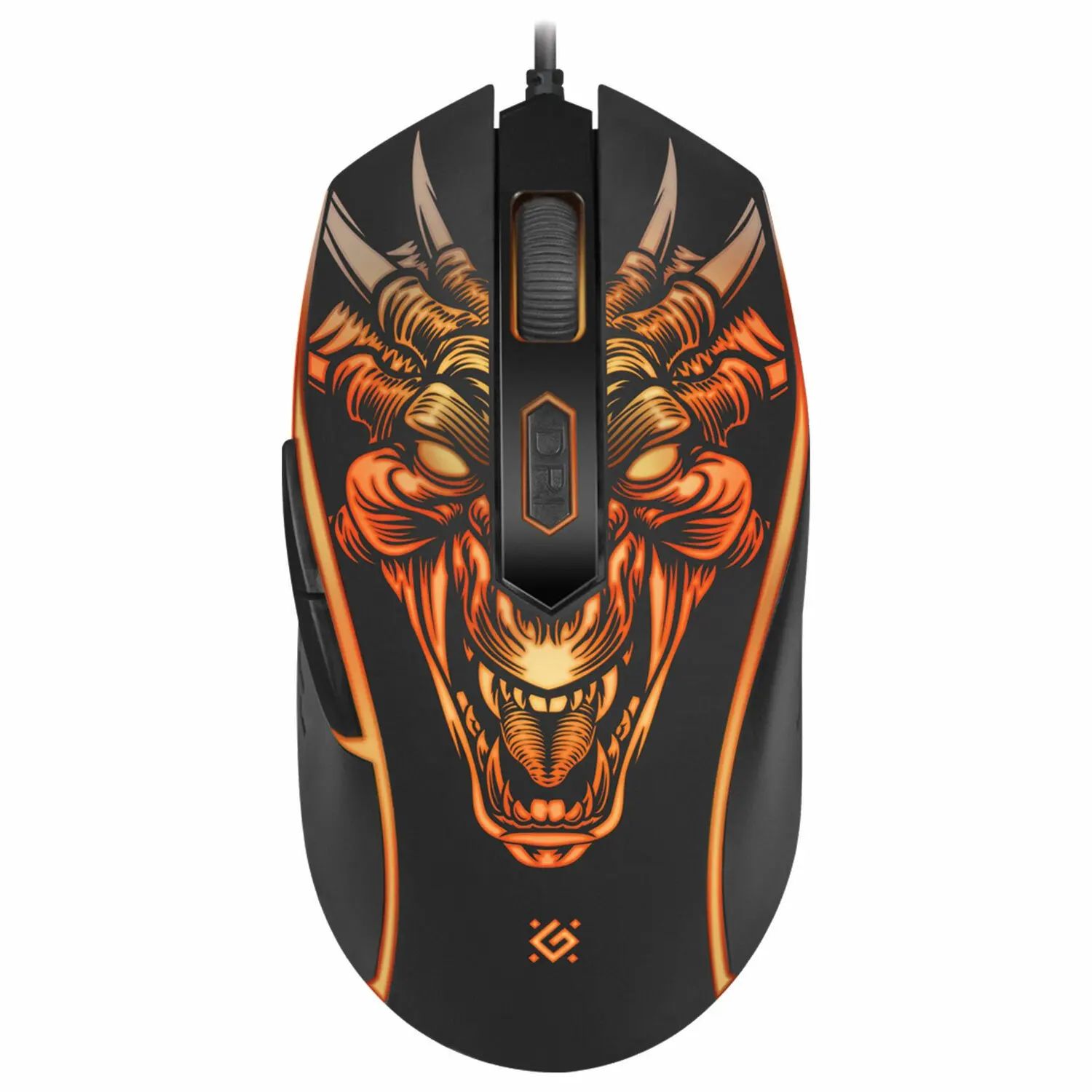 Фото Мышь проводная игровая DEFENDER Monstro GM-510L, USB, 5 кнопок + 1 колесо-кнопка, оптическая, черная, 52510 №2